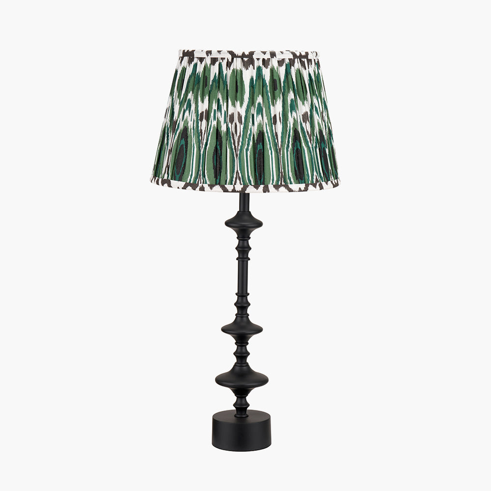 Emilio Matt Black Candlestick Table Lamp Base } OUTLET