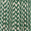 Benio Matt Black Metal Spherical Table Lamp Base with Vienna 35cm Forest Green Chevron Mushroom Pleat Lampshade