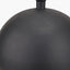 Benio Matt Black Metal Spherical Table Lamp Base
