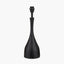 Llora Matt Black Metal Curved Table Lamp Base