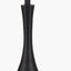 Llora Matt Black Metal Curved Table Lamp Base