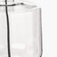 Josie Clear Glass and Antique Brass Metal Table Lamp Base with Harry 30cm Ivory Cotton Mix Cylinder Lampshade