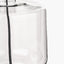 Josie Clear Glass and Antique Brass Metal Table Lamp Base with Coast 35cm Cream Calico Tapered Lampshade