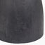Corella Black Mango Wood Curved Table Lamp Base with Izara 40cm Lilac Ikat Patterned Mushroom Pleat Tapered Lampshade