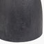 Corella Black Mango Wood Curved Table Lamp Base with Izara 40cm Red Ikat Patterned Mushroom Pleat Tapered Lampshade