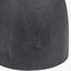 Corella Black Mango Wood Curved Table Lamp Base with Lino 40cm Black Self Lined Linen Cylinder Lampshade