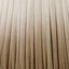 Corella Chocolate Brown Mango Wood Curved Table Lamp Base with Scallop 40cm Taupe Ombre Soft Pleated Tapered Lampshade