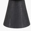 Koa Black Mango Wood Contemporary Table Lamp Base with Edward 35cm Pistachio Green Linen Cylinder Lampshade