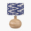 Kiah Natural Mango Wood Round Table Lamp Base