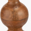 Nyari Brown Oiled Finish Mango Wood 3 Ball Design Table Lamp Base with Edward 40cm Natural Linen Cylinder Lampshade