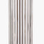 Ciara Clear Glass and Antique Bronze Metal Table Lamp Base with Henry 35cm White Handloom Cylinder Lampshade