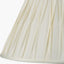 Piero Antique Bronze Metal Candlestick Table Lamp Base with Garbo 35cm Cream Silk Mix Pinch Pleat Tapered Lampshade