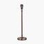 Piero Antique Bronze Metal Candlestick Table Lamp Base