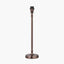 Piero Antique Bronze Metal Candlestick Table Lamp Base