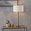 Piero Antique Bronze Metal Candlestick Table Lamp Base