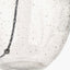 Elysia Bubble Glass and Silver Metal Curved Table Lamp Base with Edward 40cm Pistachio Green Linen Cylinder Lampshade