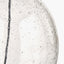 Elysia Bubble Glass and Silver Metal Curved Table Lamp Base with Lino 40cm Black Self Lined Linen Cylinder Lampshade