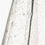 Elysia Bubble Glass and Silver Metal Table Lamp Base with Edward 40cm Natural Linen Cylinder Lampshade