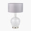 Aurora Speckled White Glass Table Lamp