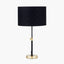 Bryce Black and Gold Metal Rise and Fall Table Lamp