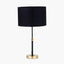 Bryce Black and Gold Metal Rise and Fall Table Lamp