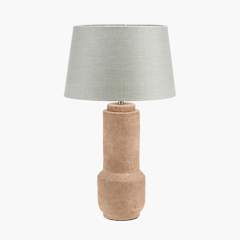 Gaiana Concrete Brown Stoneware Table Lamp Base