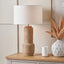Gaiana Concrete Brown Stoneware Table Lamp Base
