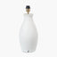 Eirene White Textured Stoneware Table Lamp Base