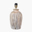 Ambrosia Natural Grooved Stoneware Table Lamp Base