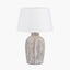 Ambrosia Natural Grooved Stoneware Table Lamp Base