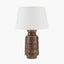 Theano Dot Design Brown Glaze Tall Table Lamp Base