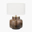 Cerdanya Brown and Beige Glass Table Lamp Base