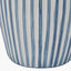Cannes Blue and White Stripe Ceramic Table Lamp