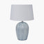 Cannes Blue and White Stripe Ceramic Table Lamp