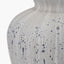 Kalli White and Grey Flecked Ceramic Table Lamp