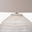 Signe Warm White Linear Textured Ceramic Table Lamp