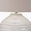 Signe Warm White Linear Textured Ceramic Table Lamp