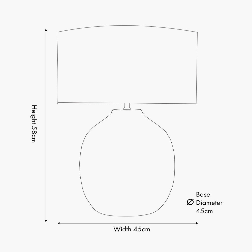Signe Warm White Linear Textured Ceramic Table Lamp