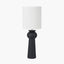 Sloane Black Contemporary Ceramic Table Lamp