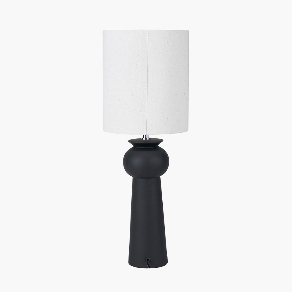 Sloane Black Contemporary Ceramic Table Lamp