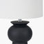 Sloane Black Contemporary Ceramic Table Lamp