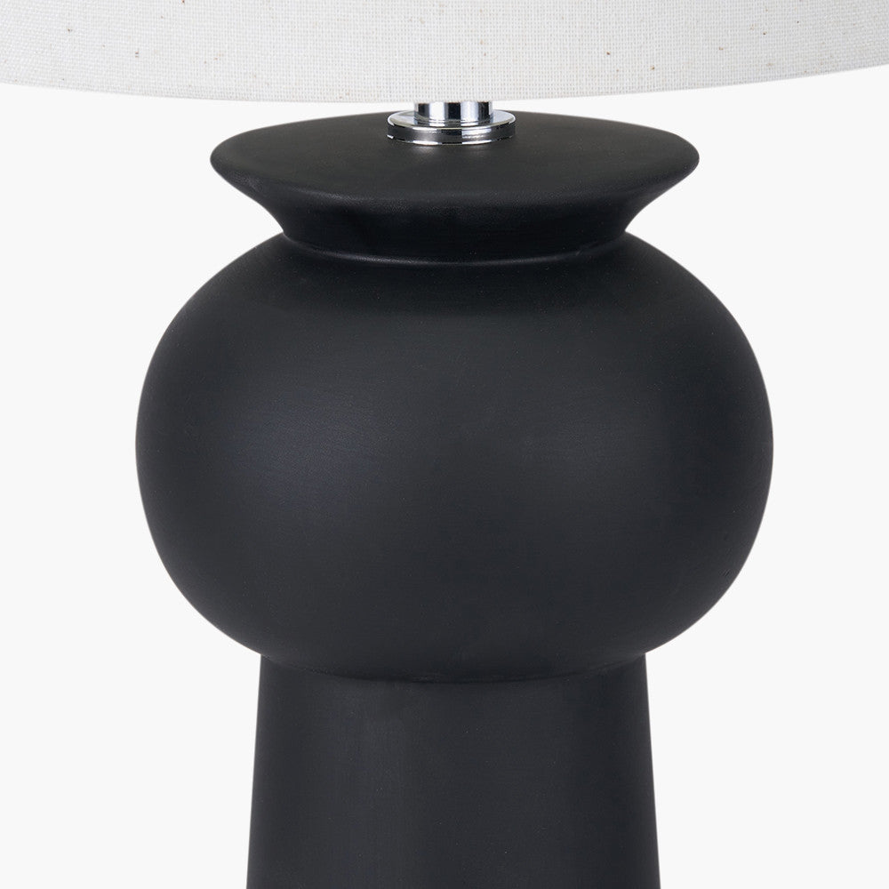 Sloane Black Contemporary Ceramic Table Lamp