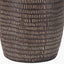 Kai Earth Coloured Textured Tall Ceramic Table Lamp