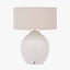 Linnea White Grooved Ceramic Table Lamp