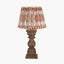 Kavya Antique Brown Turned Wood Table Lamp Base