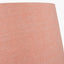 Inaya Natural Tapered Large Wood Table Lamp Base with Milos 40cm Apricot Linen Tapered Lampshade