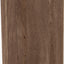 Inaya Natural Tapered Large Wood Table Lamp Base with Milos 40cm Pistachio Green Linen Tapered Lampshade