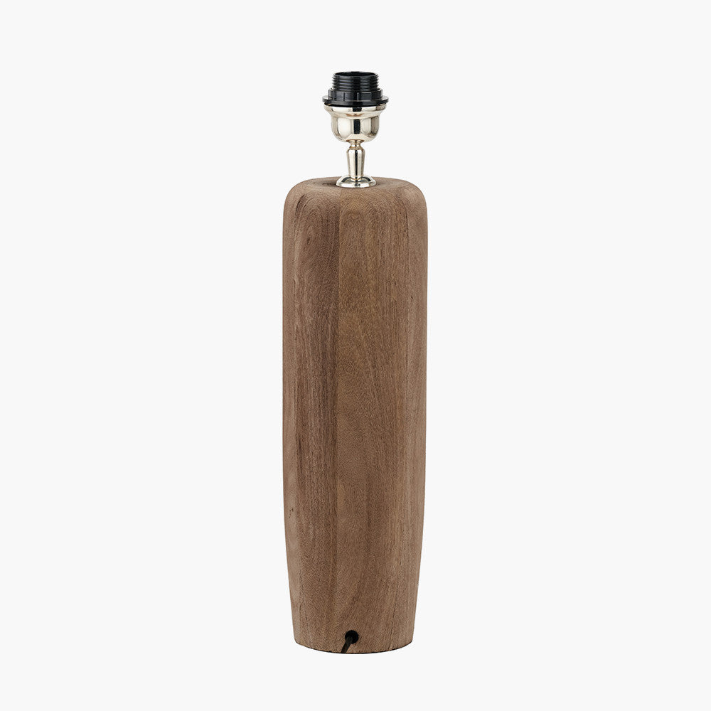 Inaya Natural Tapered Large Wood Table Lamp Base