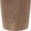 Inaya Natural Tapered Wood Table Lamp Base with Milos 35cm Natural Linen Tapered Lampshade
