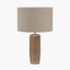 Inaya Natural Tapered Wood Table Lamp Base
